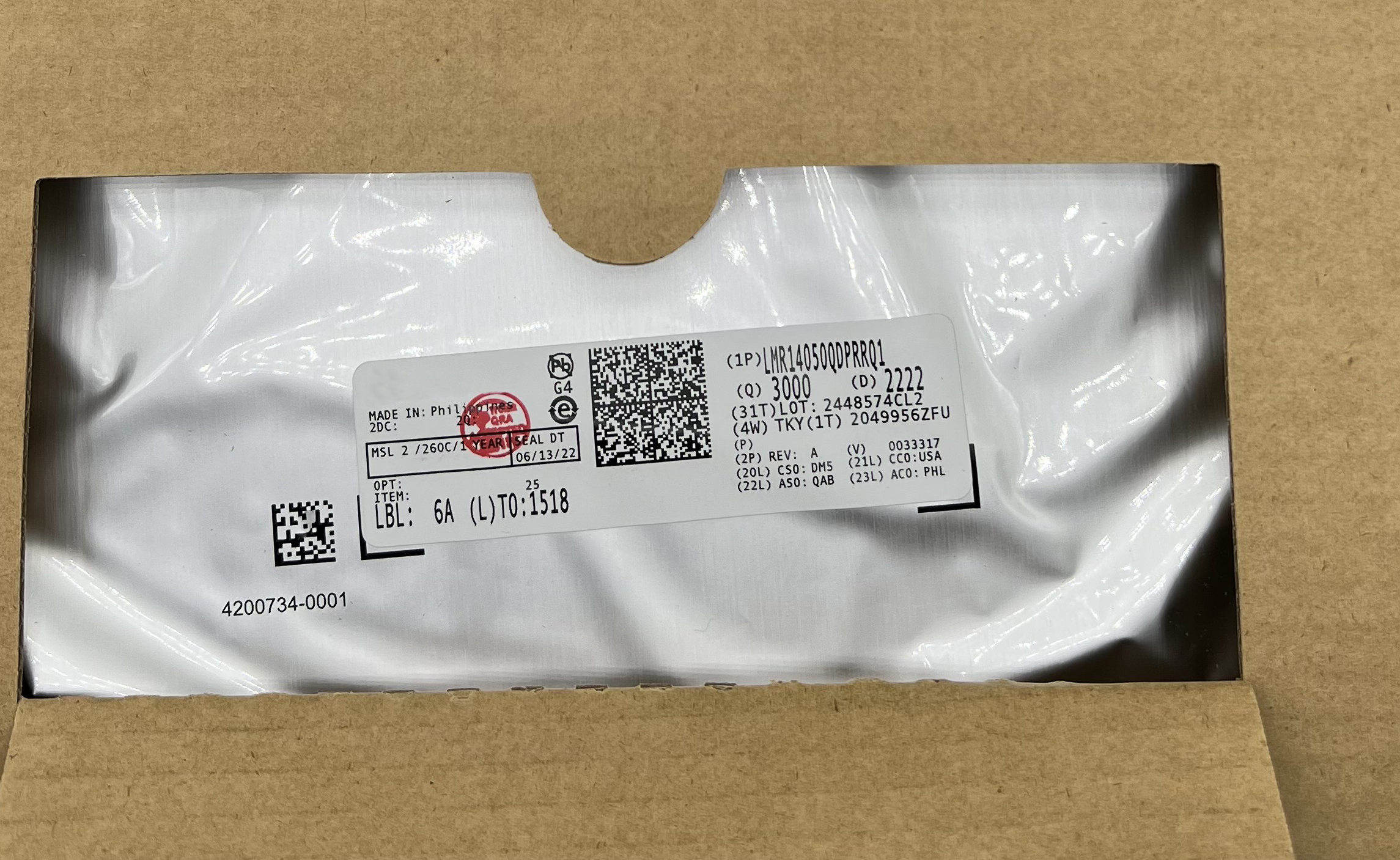 【TI代理】全新LMR14050QDPRRQ1汽车类芯片 40V、5A 2.2MHz 降压转换器